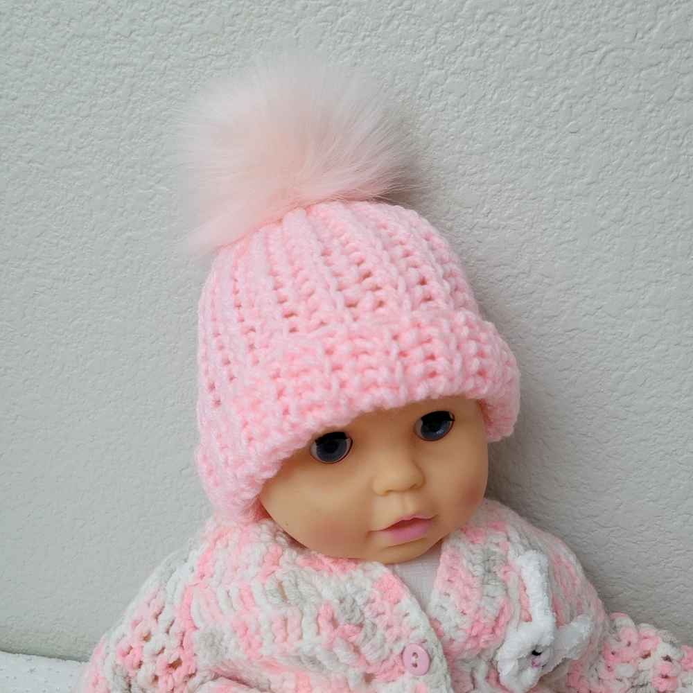 Crochet baby hat. - Picture 5 of 5
